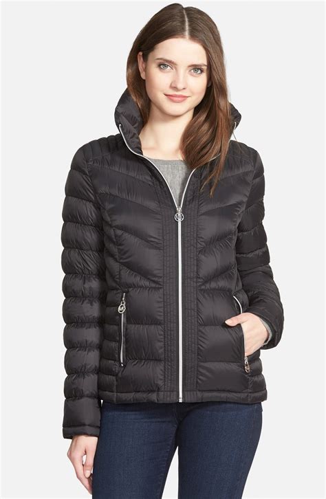 denim jacket michael kors|michael kors down jacket women.